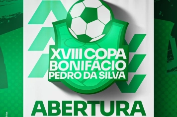 Abertura da XVIII Copa Bonifácio Pedro da Silva