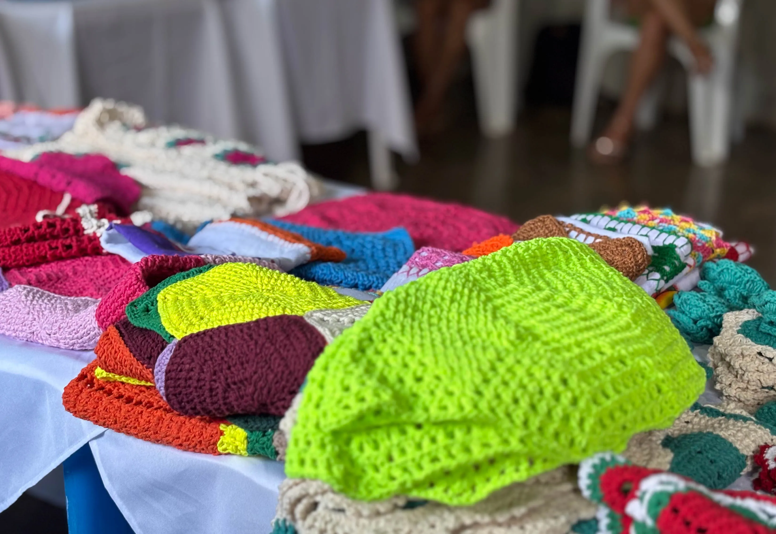 Finalização da Oficina de Crochê