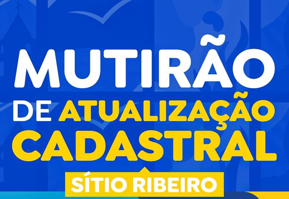 Atualização cadastral na comunidade do Sítio Ribeiro.