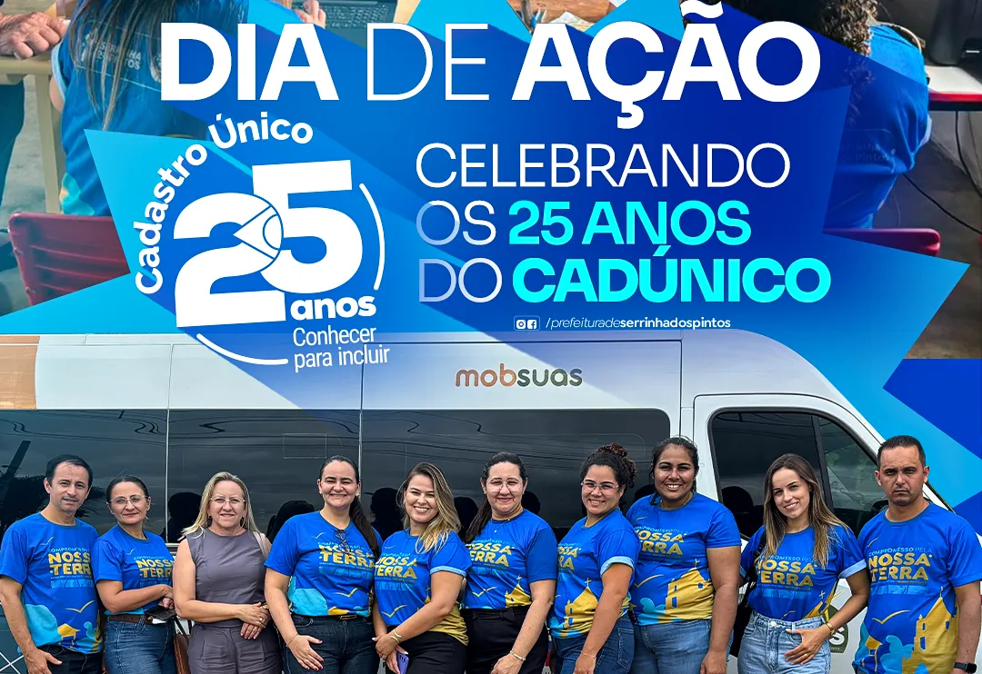 Ação em celebração aos 25 anos do Cadastro Único